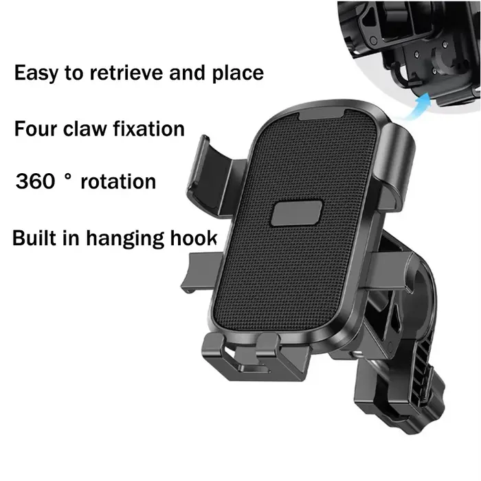 Support Téléphone Vélo Électrique Moto Navigation Amortisseur Antichoc Voiture Universel
