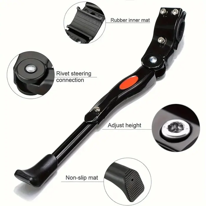 Béquille de vélo robuste et réglable