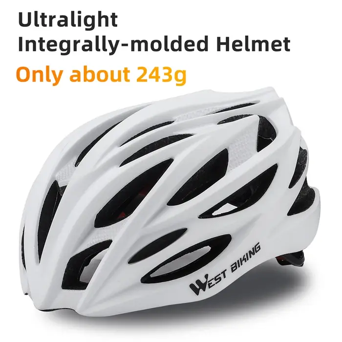 WEST BIKING – casque de cyclisme ultraléger pour hommes et femmes, moulage intégré, casquette de séc