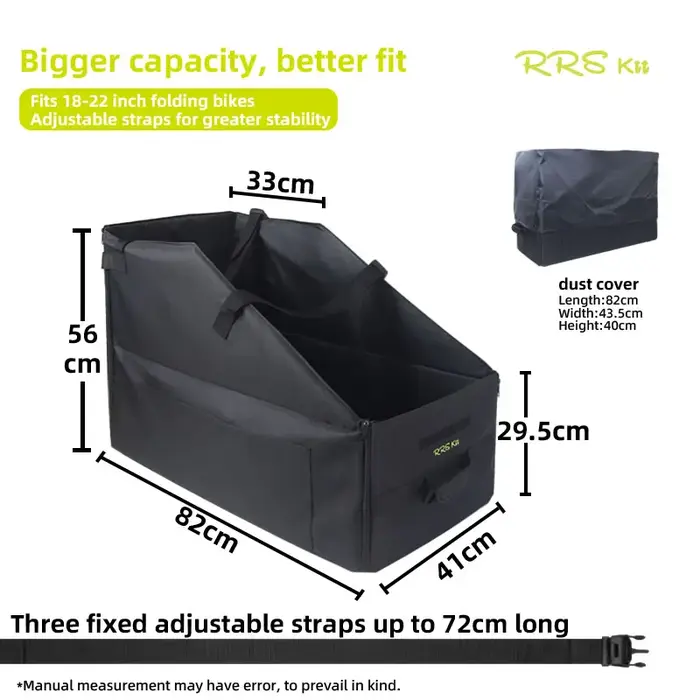 RRSKIT sac de chargement de vélo pliable pour Brompton 14-16 pouces pour Dahon ruhm 18-22