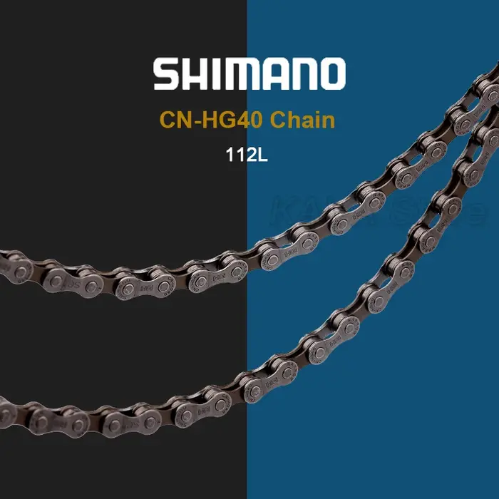 Shimano VTT chaîne HG40 112 maillons 6 7 8 vitesses vélo courant 112L
