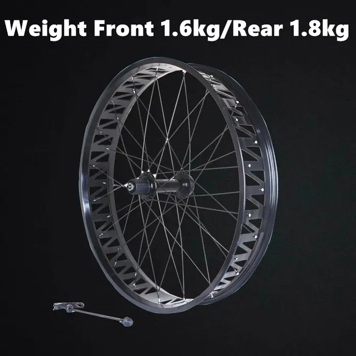 Roue de frein à disque pour vélo de neige