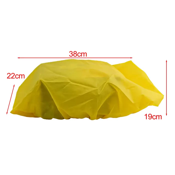 Housse de protection en caoutchouc orange pour porte-bagages arrière de vélo de route et VTT imperméable anti-poussière légère et pliable pour équipement de cyclisme