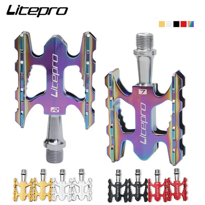 Litepro vélo pliant K3 pédale scellé roulement en alliage d'aluminium antidérapant vtt route BMX pédales