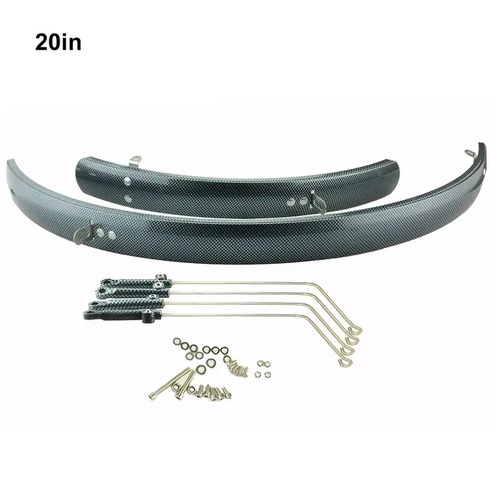 Garde-boue rétro de vélo pliant de 16/20 pouces