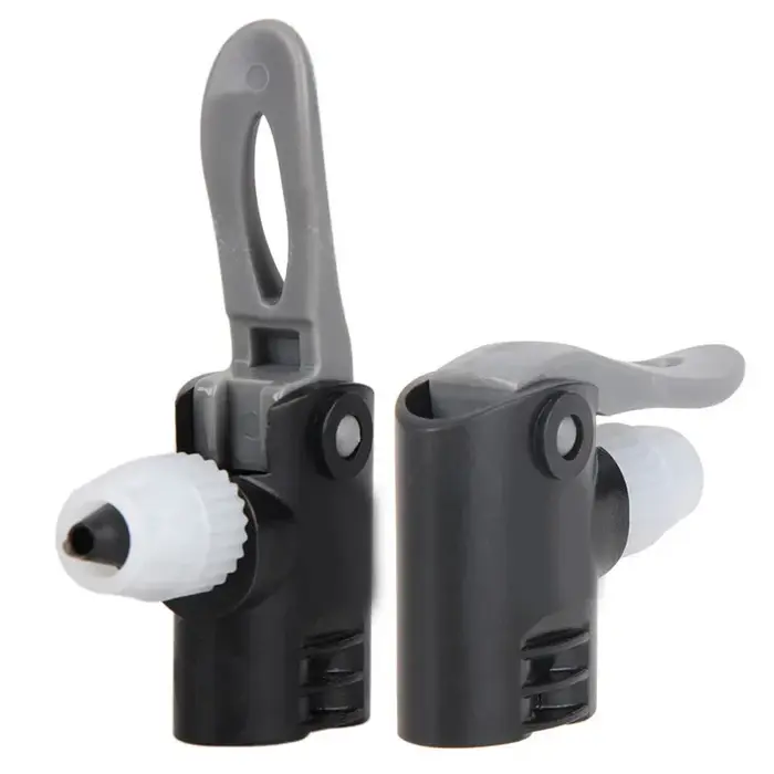 Adaptateur de pompe à vélo-double tête pour vannes Schrader/Presta/convertisseur de valve pour vtt/vélos de route