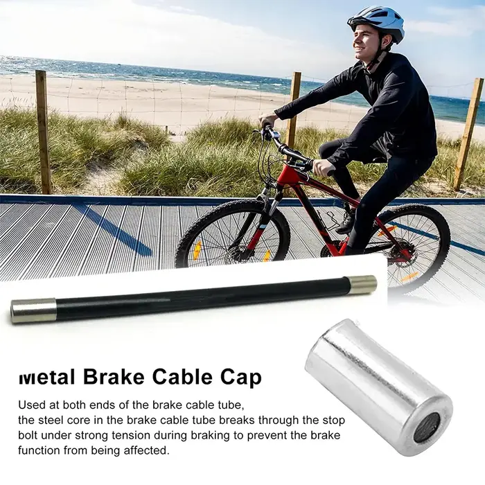 20-500 pièces câble de vélo 5mm embout de cordon boîtier couvercle de virole manette de vitesse ligne de frein bouchons