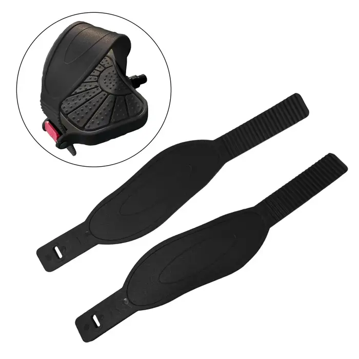 2 sangles de pédale de vélo d'exercice, clips universels de repose-pieds de fitness, ceintures de sa