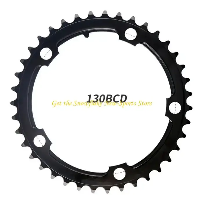 Roue chaîne vélo E56D, plateau vélo à vitesse unique 34/39/50/53T 110BCD 130BCD