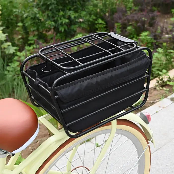 Panier de vélo en acier carbone robuste