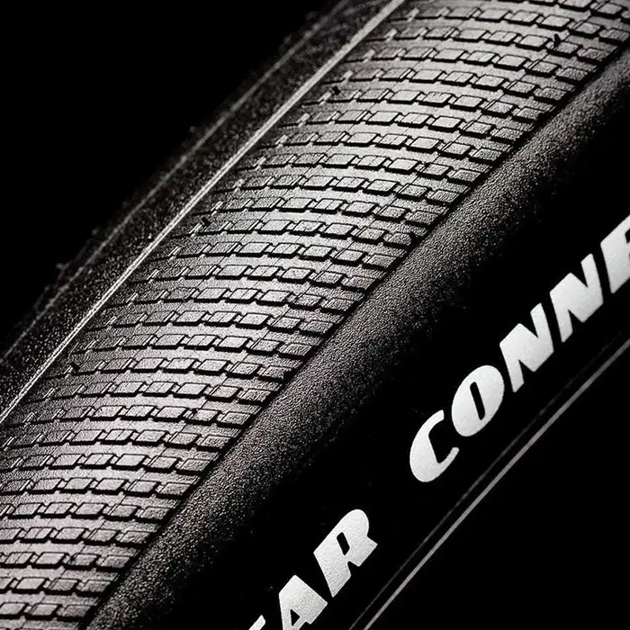 Pneu de vélo Goodyear Gravel Connector Speed/Slick/Inter Race 700 x 40C Tubeless Fold 120TPI Noir/Marron pour Cross