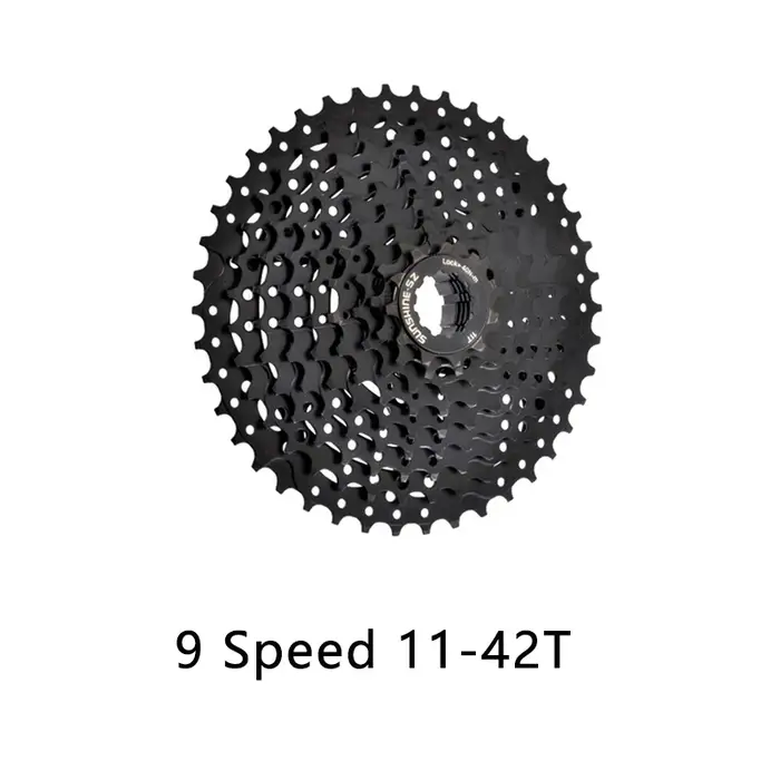 SUNSHINE 9 vitesses vtt vélo de route roue libre Cassette volant d'inertie 9S 25T 28T 32T 36T 40T 42T 46T 50T pour M370 M390 M4000 M590 Sram 9v