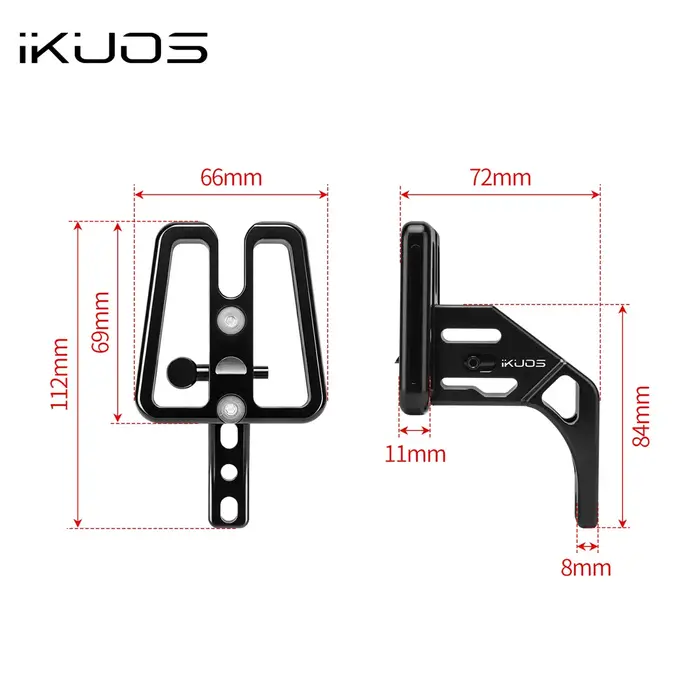 Support de porte-sac intégré KUOS pour vélos pliants Brompton Dahon Java Neo3 – Accessoire de vélo pour augmenter la