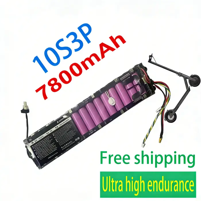 Batterie de scooter électrique 36V 7800mAh, étanche, rechargeable, avec Bluetooth, certifiée CE