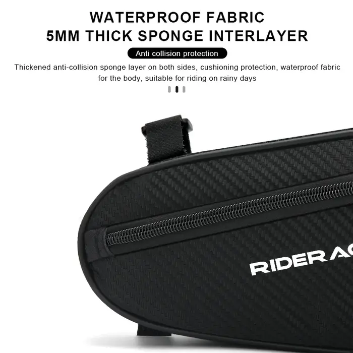 Sac de rangement de cadre de vélo Portable