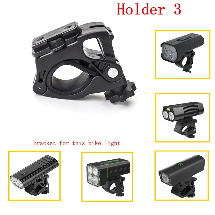Support de lumière de vélo, 1 pièce, Support de lampe de vélo, accessoires de vélo, Rotation à 360 d