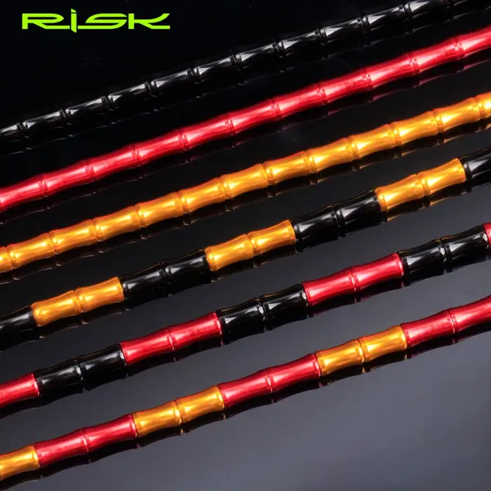 Risque vélo poisson os changement de vitesse frein lien ensemble pour vtt vélo de route compétition Protection complète câble dérailleur ligne fil ensemble