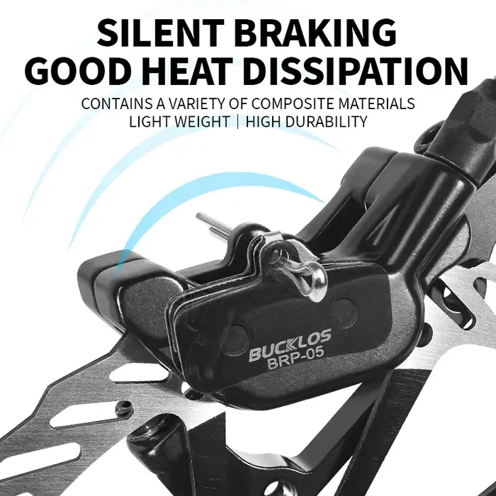 BUCKLOS plaquette de frein de vélo pour SHIMANO N03A H03A D03S vtt vélo de route plaquettes de disque hydrauliques résistant à l'usure plaquettes de frein à disque de vélo