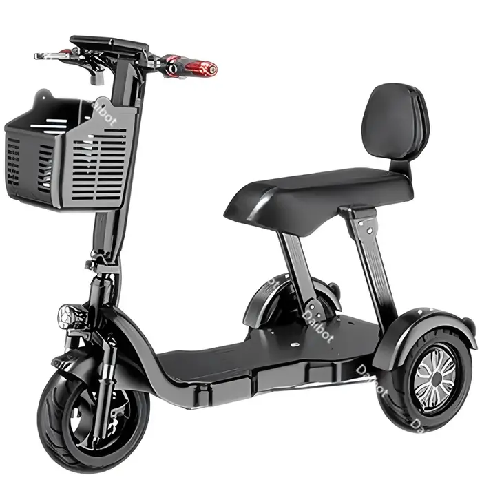 Tricycle électrique Parent enfant, petit Mini Scooter pliant, carte coulissante, déverrouillage, mob