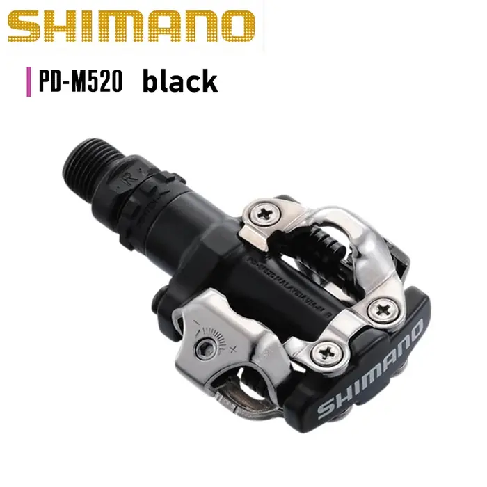 Pédales VTT SHIMANO M520 M540 M8100 M9100 XTR SPD, pédales de vélo de montagne sans clip pour le cyc