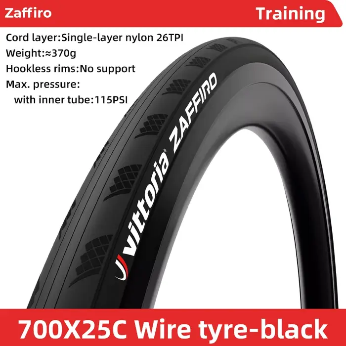 Pneu de vélo de route Vittoria Zaffiro V 700x25C/28C/30C, 26 TPI, avec enveloppe en nylon, pneu d'en