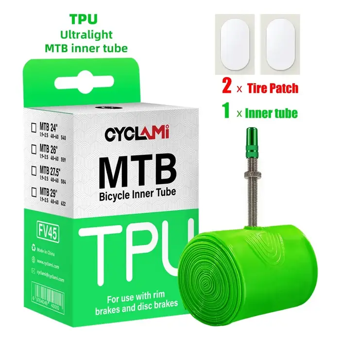 CYCLAMI-Chambre à air de vélo ultralégère, matériau TPU, assujetfrançaise, anti-d'effets super légèr
