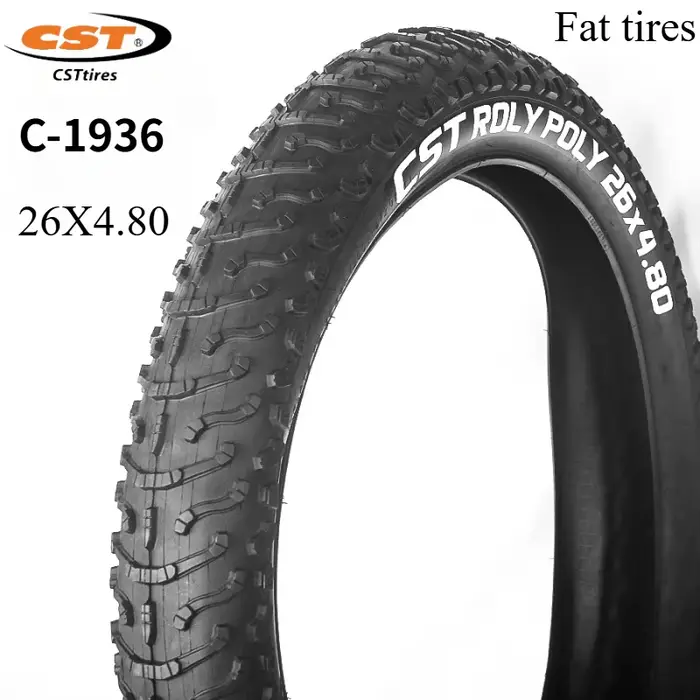 Vélo ATV pneu vélo de plage pneu 26x4.80 ville gros pneus vélo de neige pneus fil perle pour gros vélo électrique CST 26 pouces 122-599