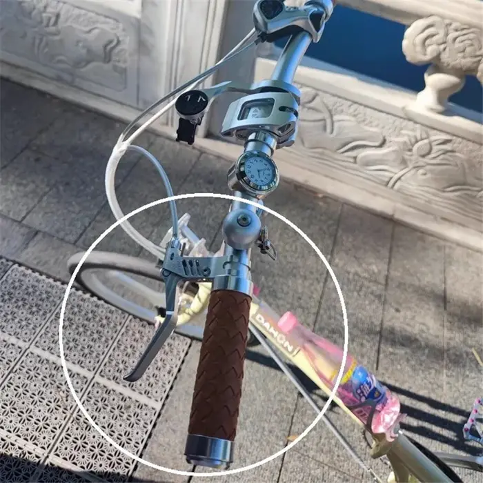 Levier de frein de vélo pliant en alliage d'aluminium