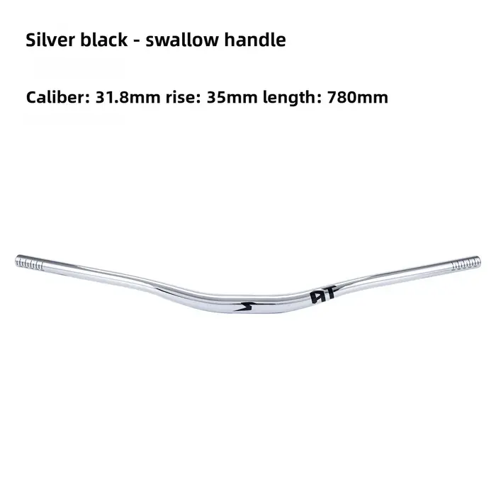 SEMYT – guidon élévateur de vtt, diamètre de serrage 31.8/35mm, hauteur 35/55mm, longueur 780mm, pou