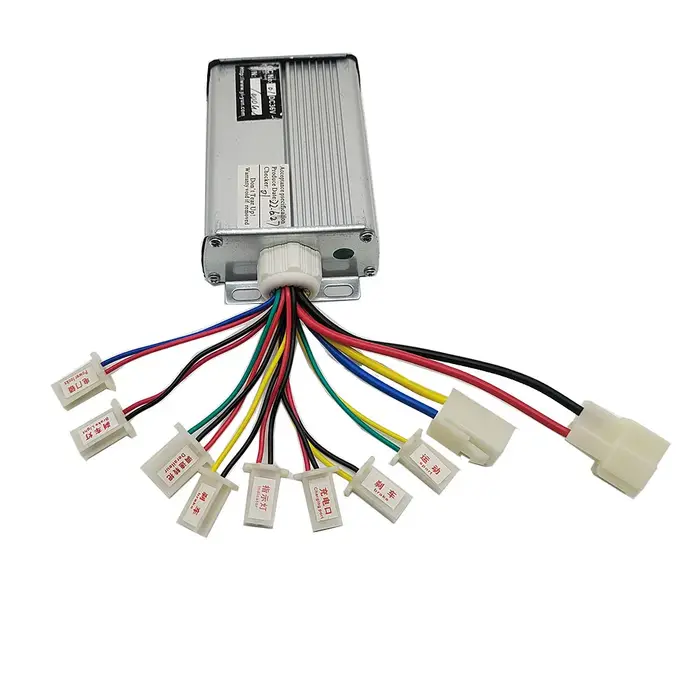 Contrôleur de moteur DC à balais pour vélo électrique/trottinette/vélo 24V 36V 48V 250W 350W 500W 1000W