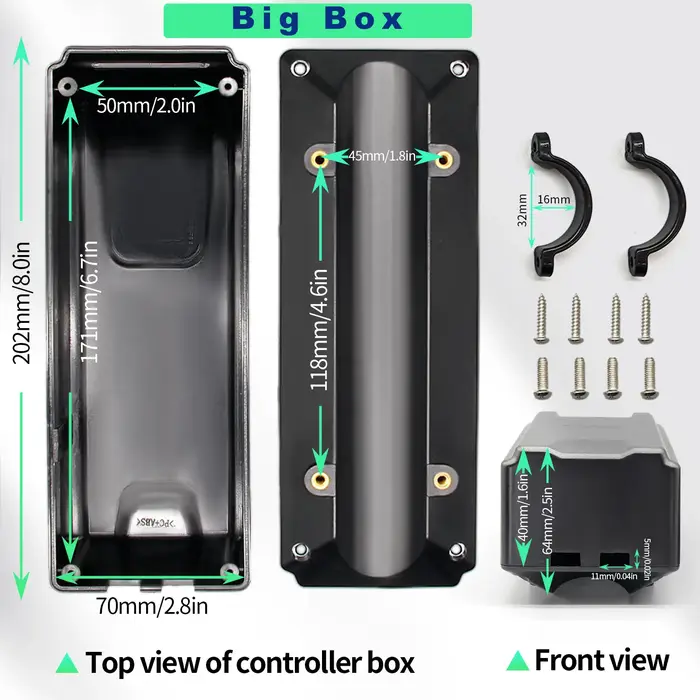 Boîte de contrôleur de vélo électrique de grande/petite taille Ebike