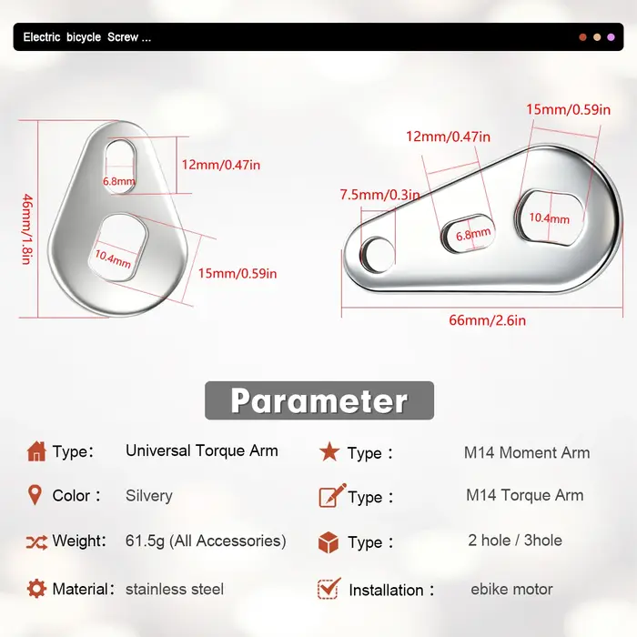 Accessoires pour vélos électriques