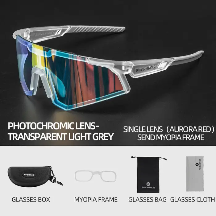 ROCKBROS lunettes de cyclisme Protection UV400