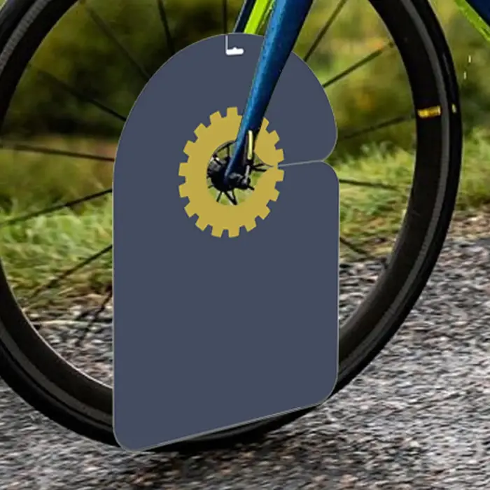 Déflecteur de lavage de frein à disque de vélo