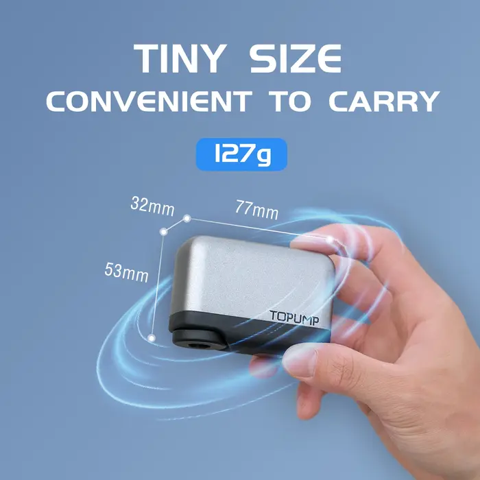 Mini pompe à vélo gonfleur de pneus 120PSI batterie Rechargeable maximale accessoires