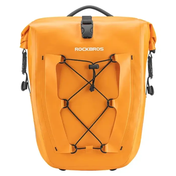 ROCKBROS étanche 25L vélo support sac voyage cyclisme sac panier PVC