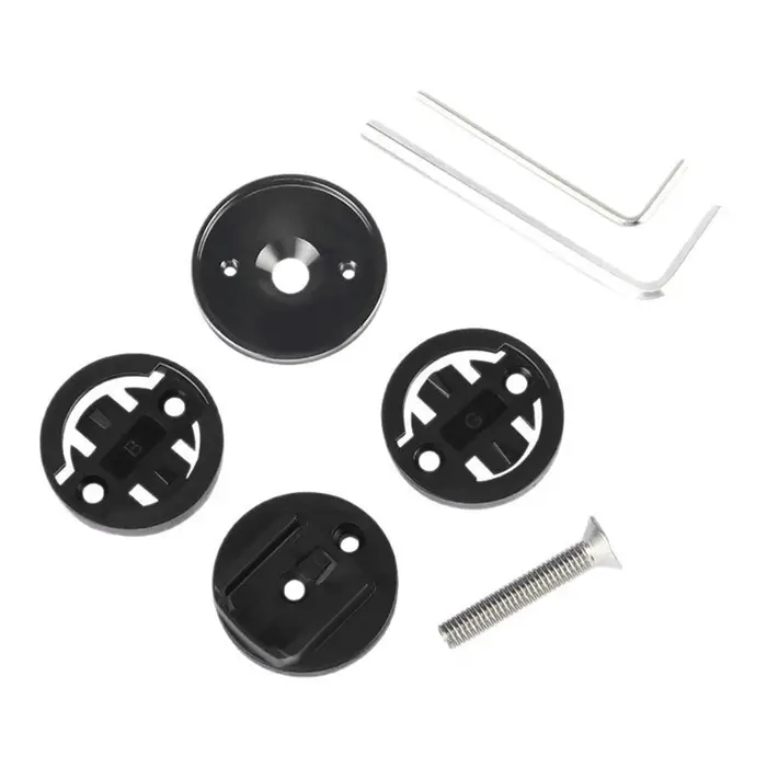 BKPTX support d'ordinateur à capuchon supérieur tige de vélo de route vtt pour Garmin/Bryton/Cateye 28.6mm chronomètre