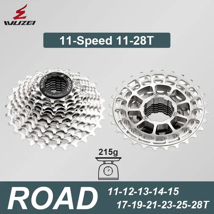 WEI-Roue libre ultralégère pour vélo de route, Cassette de vélo, Volant d'inertie 12 vitesses, Pigno