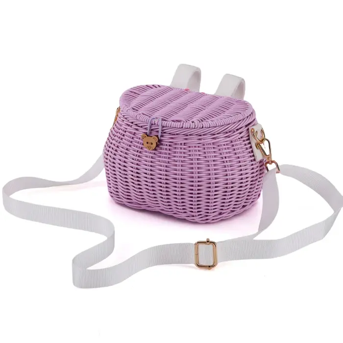 Panier ou sac à dos de rangement pour vélo avec couvercle