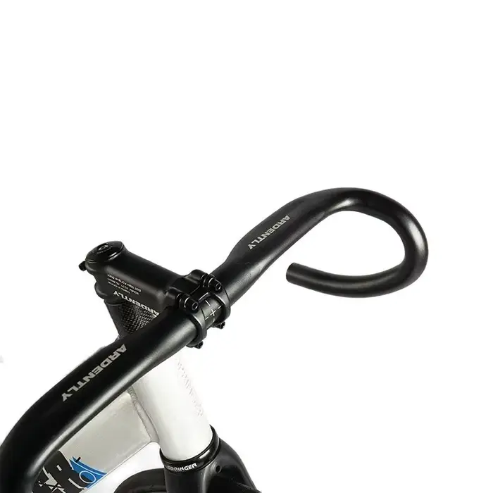 Guidon de vélo de route en aluminium à pignon fixe, barre de direction de vélo de course 31.8/380mm,