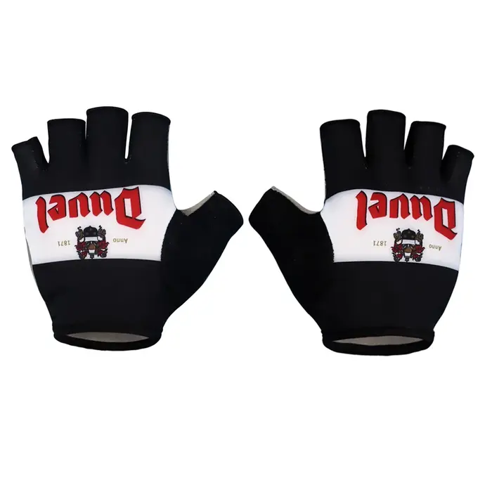 DUVEL-Gants de cyclisme classiques, demi-doigts courts, coussinets en gel antidérapants, respirants,