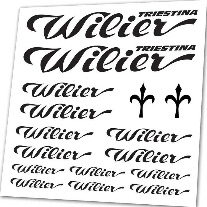 Compatible pour WILIER TRIESTINA cadre de vélo Cycle vélo graphique autocollant en vinyle/Kit de déc