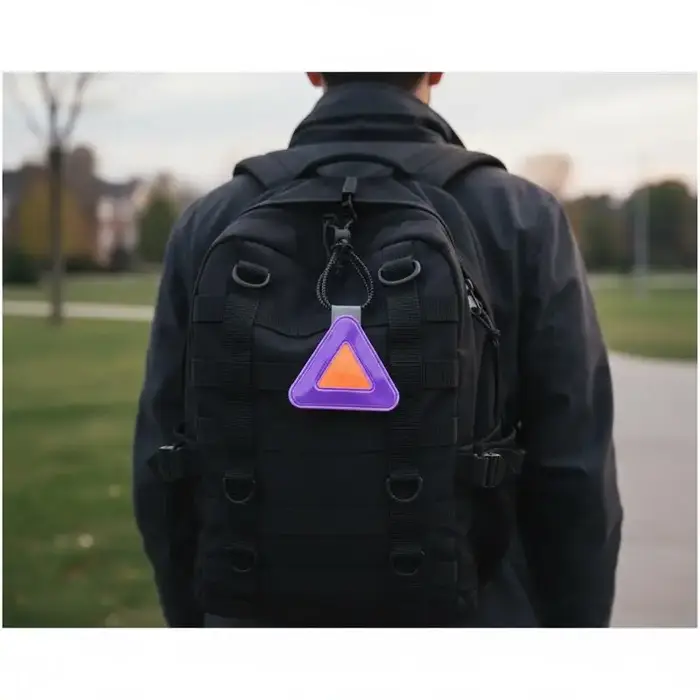 Panneaux réfléchissants triangulaires pour vélo