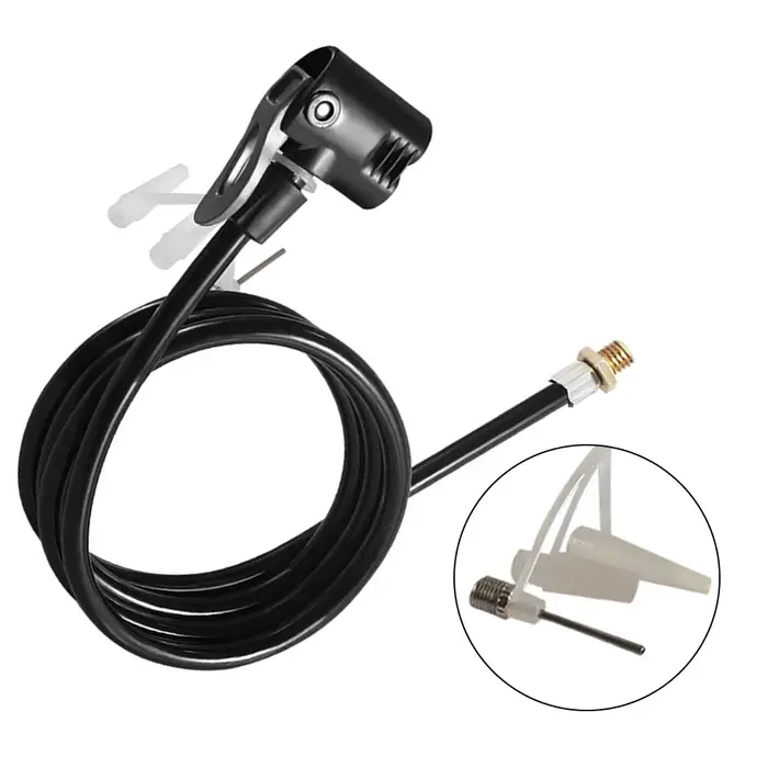 Pompe à air portable pratique pour vélo, tube d'extension, gonfleur de tuyau, audacieux et allongé, 