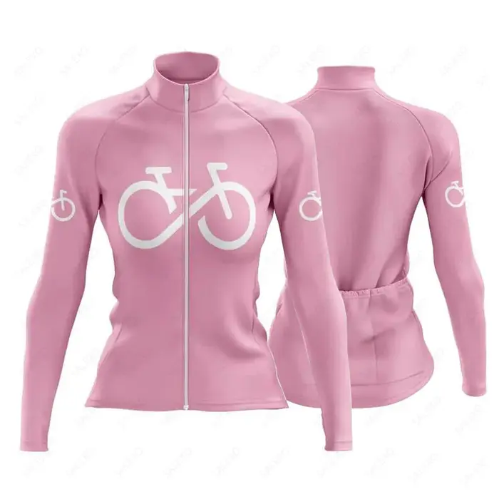 Maillot de cyclisme à manches longues pour femmes