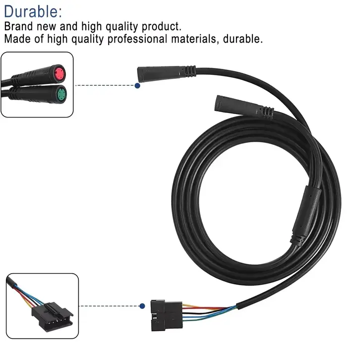 Câble intégré noir fil de contrôle et ligne de données SFP pour trottinette électrique KUGOO KIRIN KuKirin NipPro pièces de scooter