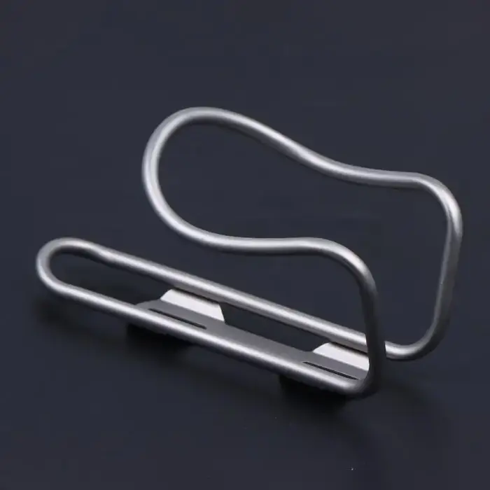 Porte-bidon de vélo en alliage de titane haute résistance pour bidon 750 ml sécurisé pour cyclisme de route VTT et tourisme