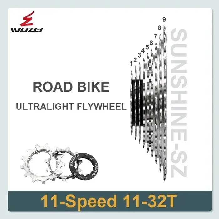 WUZEI SL CNC vélo de route 12/11S roue libre ultralégère 11-28/32/34/36T