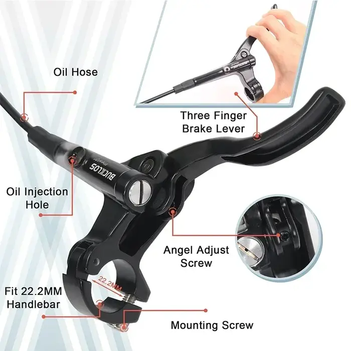 Kit de freins à disque hydrauliques pour vélo