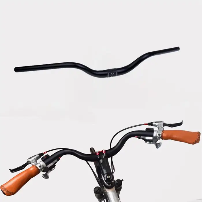 Guidon de vélo VTT Riser Bar rétro pour femmes 31,8x640mm Noir